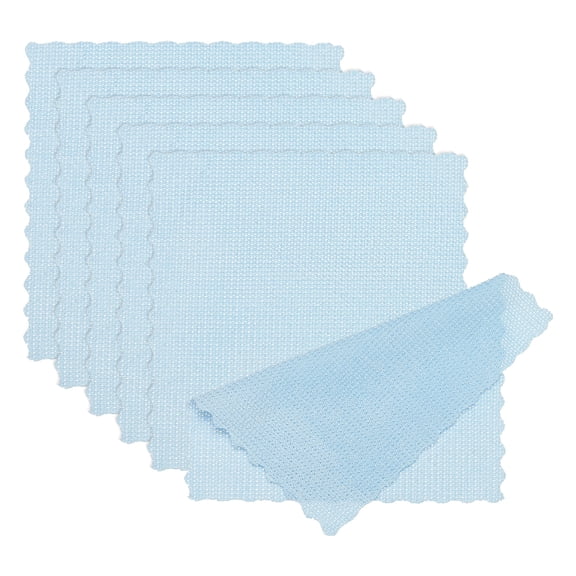 Uxcell Glasses Cleaning Cloth, Microfiber Eyeglasses Cleaner Cloths Soft Wipe Screen 5.12" x 5.12"