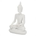 thumbnail image 6 of Emoshayoga Estatuilla De Buda - Adorno De Escultura De Piedra Arenisca De Buda Sentado Meditativo para Decoración del Hogar Estatua De Buda Sentado Contemplativo(Blanco), 6 of 8