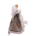 thumbnail image 4 of Decoración para árbol de Navidad Kurt S. Adler ángel plateado y gris, 4 of 9