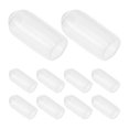 thumbnail image 1 of EXHUMKY 100Ud Tapones Transparentes Para Protección De Diademas Con PVC Elástico Para Salones, 1 of 8