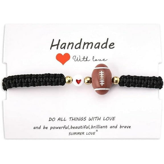 Volleyball Tennis Football Bracelet Gifts for Men Women Boys Girls Basketball Rugby Soccer Baseball Bracelets Christmas Gift