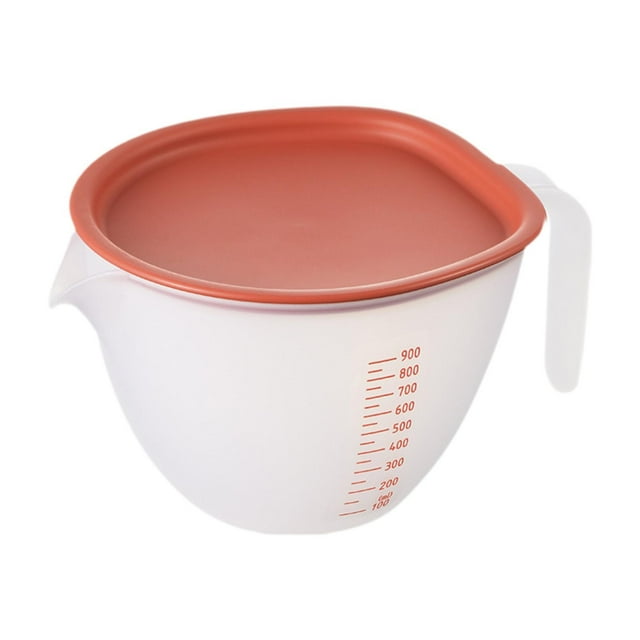 Taza medidora de líquidos Macarena 1L con tapa y escala
