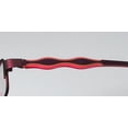 thumbnail image 6 of NEW THALIA PALMA WOMENS/LADIES DESIGNER FULL-RIM BURGUNDY / CORAL FABULOUS DESIGNER CONTEMPORARY FRAME DEMO LENSES 48-15-130 FLEXIBLE HINGES EYEGLASSES/EYEWEAR, 6 of 8