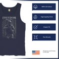 thumbnail image 6 of Freedom Isn't Free Tank Top American Hero Patriotic Soldier DD 214 POW MIA Military Warrior Veterans Day Men's Top, 6 of 7