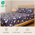 thumbnail image 4 of CGK Linens Soft & Vibrant Kids Sheet Set - Twin XL Size, Rainbow Dream, 4 of 6