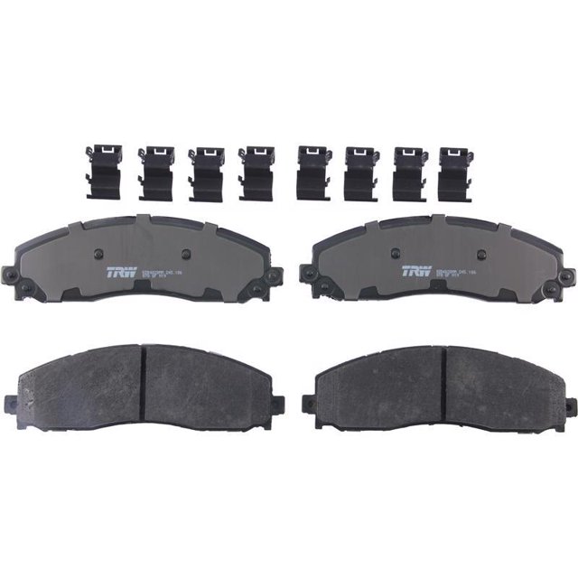 Balatas Ford F-350 Super Duty, 2013-2017 Tras Semi Metálica Trw F-350 SUPER DUTY