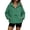 Green -AH34, variant on Womens Windbreaker Lightweight Jackets Hooded Pullover Half Zip, Casual, Outdoor, Pockets, Fall, Drawstring, Long Sleeve Black XL