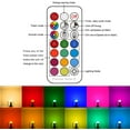 thumbnail image 5 of iLC RGB LED Light Bulb, Color Changing Light Bulb, 40W Equivalent, 450LM, 2700K Warm White 5W E26 Screw Base RGBW, Flood Light Bulb- 12 Color Choices - Timing Infrared Remote Control (4 Pack), 5 of 7
