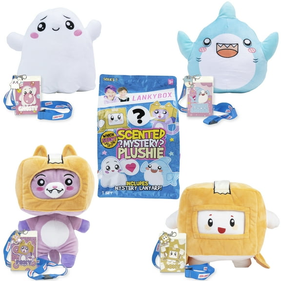 LankyBox Scented Mystery Plushies – Brand New Scented Plush with Surprise Lanyard Inside