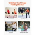 thumbnail image 6 of Pro Carbon Fiber Pickleball Paddle Honeycomb Core Racket for Adults Black, 6 of 11