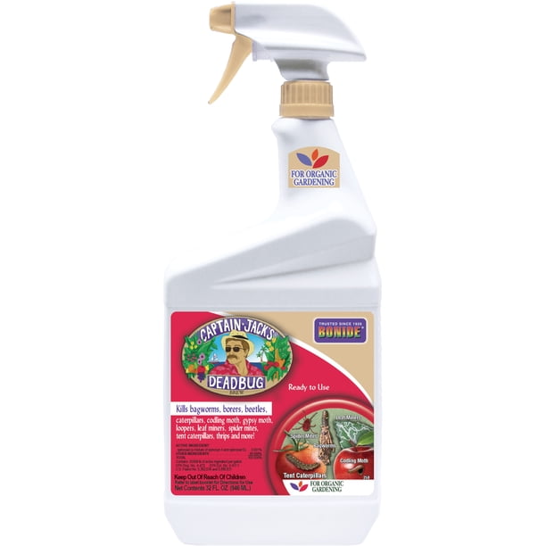 Captain Jack's 16 oz Deadbug Brew Ready-to-Use Insecticide Spray for Organic Gardening - Walmart.com