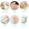 thumbnail image 3 of Navaris Plaster Cloth Rolls (M, Pack of 8) - Gauze Bandages for Body Casts, Craft Projects, Belly Molds - Easy to Use Wrap Strips - 4" W x 118" L, 3 of 8