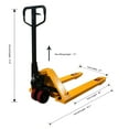 thumbnail image 3 of APOLLOLIFT 3Units 7700lbs Heavy Duty Hand Pallet Jack Manual Pallet Truck 48 x27" Fork, 3" Lowered, 3 of 5