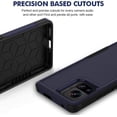 thumbnail image 6 of for Motorola Edge Plus 2023 Case: Dual Layer Protective Heavy Duty Cell Phone Cover Shockproof Rugged with Screen Protector - Military Protection Bumper Tough - Motorola Moto Edge+ Plus 2023, Blue, 6 of 15