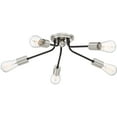 thumbnail image 2 of Quoizel Latitude 5-Light 28" Ceiling Light in Earth Black, 2 of 4