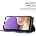 thumbnail image 3 of for Galaxy A32 5G Wallet Case,Premium PU Leather Flip Folio Case,Card Slots,Cash Pocket,Kickstand,Magnetic Closure TPU Shockproof Interior Protective Case for Samsung Galaxy A32 5G,Navy Blue, 3 of 15