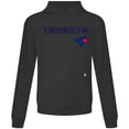 thumbnail image 2 of Men's Levelwear  Black Toronto Blue Jays City Connect Relay Back Splash Pullover Hoodie, 2 of 3