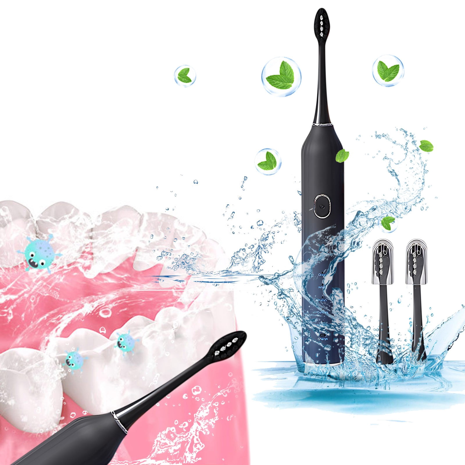 Electric Toothbrush With Magnetic Levitation Motor, Multi-Frequency Vibration, 5 Modes, 3 Strengths, 1.4 Million Vibrations Per Minute, High-Quality Bristles, 2000mAh Battery, Long Runtime