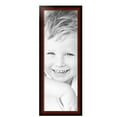 thumbnail image 2 of ArtToFrames 12" x 35" Honors Mahogany with Black Picture Frame, 12x35 inch Brown Wood Poster Frame (WOM-5154), 4 Pack, 2 of 6