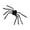 A, variant on Realistic Giant Halloween Spider Decoration, Hairy Black Scary Spider with Creepy Eyes and Adjustable Legs, 11.8 Inch Plastic Plush Prop for Indoor Outdoor Party Decor