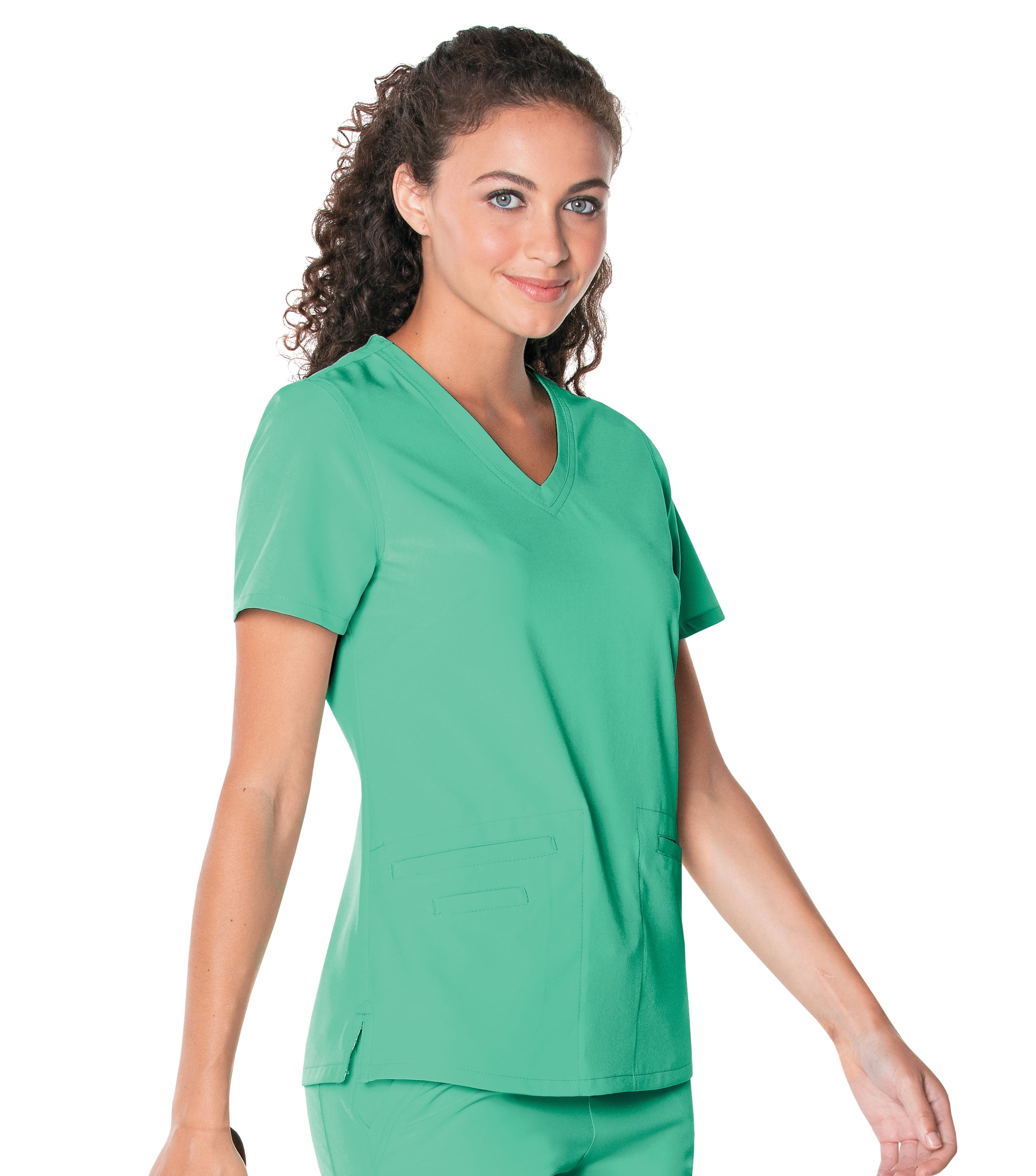 Urbane Performance Women's Motivate Modern Fit Two Pocket V-Neck Scrub ...