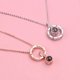 thumbnail image 1 of Car Ornaments Fashion Crystal Pendant Necklace Women Choker Necklaces Jewelry New Keepsake Projection 100 Languages I Love YouI He Qiyong unisex, 1 of 1