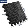 thumbnail image 3 of Tapete para Ejercicio Bluelander, Set de 4 piezas, 1.2 cm, Negro, 3 of 4