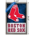 thumbnail image 3 of MLB Boston Red Sox - Logo 18 Wall Poster, 14.725" x 22.375", Framed, 3 of 5