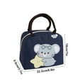 thumbnail image 3 of 100Fens Insulated Lunch Bags Bento Bags Cute Lunch Tote Bag Small Cooler Bags Waterproof Cartoon Lunch Box Bag for Work Picnic, 3 of 6