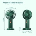 thumbnail image 3 of XGFHYJEH Hand Held Fan, Mini Fan Handheld, Hand Held Fan Rechargeable, Portable Folding Hand Held Cooling Fan, 3 of 7