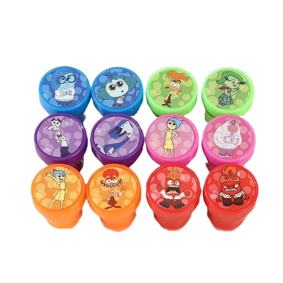 Cartoon  Themed Stampers, 12 Pcs Cartoon Birthday Party Supplies, Goody Bag Treat Bag Stuff fortBirthday Party Gifts