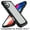Black, variant on For Apple iPhone 16 (6.1") Hybrid Transparent Rubber with Metal Buttons & Camera Edges Hard TPU Corner Bumper Cover ,Xpm Phone Case [ Red ]