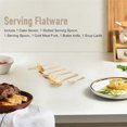 thumbnail image 4 of 6-Piece Serving Flatware Silverware Set, Serving Utensil Set,Include Cake Server, Slotted Serving S, 4 of 5