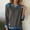 X-87Grey, variant on YMNXA Womens Denim Sweatshirt Long Sleeve Lapel Patchwork Comfortable Fashion Pullover Top For Daily Wear Black L