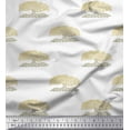 thumbnail image 1 of Soimoi Cotton Voile Fabric Tree Block Printed Craft Fabric by The Yard 42 Inch Wide, 1 of 3