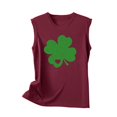 thumbnail image 4 of PNTUTB St. Patrick's Day Women's Fashion Print Casual Sleeveless Crew Neck Pullover Comfortable Tank Tops, 4 of 6