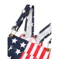 thumbnail image 5 of Chollius Women Men 4th of July Patriotic American Flag Casual Bib Overalls Unisex One Piece Adjustable Strap Button Independence Day Jumpsuit Denim Romper with Pockets, 5 of 8
