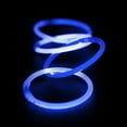 thumbnail image 2 of Windy City Novelties - 8" Blue Glow Stick Bracelets - Bulk 50 Pack for Summertime Fun & Beach Parties, 2 of 5
