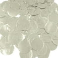 thumbnail image 2 of ALLYDREW Round Tissue Paper Confetti 1" Circle Confetti - Metallic Silver Mylar, 2 of 3
