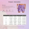 thumbnail image 5 of iiniim Men's Shiny Metallic Disco Shorts Loose Fit with Side Pockets for Casual Daily Party Wear Silver M, 5 of 7
