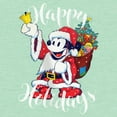 thumbnail image 2 of Girl's Mickey & Friends Christmas Happy Holidays Mickey Graphic Tee Mint Large, 2 of 4
