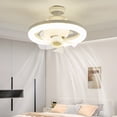 thumbnail image 2 of Mini candelabro ventilador techo RGB/3 colores Control remoto regulable 3200K-6500K, 2 of 9