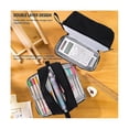 thumbnail image 4 of Estuche para lápices Estuche para lápices Estuche para bolígrafos Estuche para bolígrafos lindo y organizado para material escolar y viajes, 4 of 5