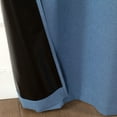 thumbnail image 4 of Extra Wide Grommet Blackout Curtain Panel with Black Backing & Grommets 54" x 84", 4 of 5