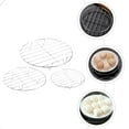 thumbnail image 6 of Monyance cooling rack Stainless Steel Cooling Racks 3pcs Round Cooking Rack(11.02X11.02X1.18Inches), 6 of 11
