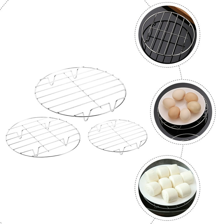 2Pcs Reusable Steam Pot Steaming Trays Chinese Food Steamer Replacement