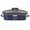 Blue, variant on MAGNIFIQUE 4 Qt Manual Slow Cooker, Black Ceramic Stoneware & Glass Lid, 3 Setting Cooking for Family Dinners & Meal Prep