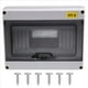 thumbnail image 1 of Caja de Protección de Distribución de Disyuntores HT-8 IP65 Mcb Caja de Riel DIN de Electrónica de Potencia ABS para Disyuntor, 1 of 5
