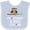 Blue and White, variant on Inktastic Grammy and Pops Love Me Owl Girls Baby Bib