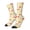 White, variant on Bow Ties Print Adult Socks for Men & Women,Calf Socks, Ankle Socks,Boots Socks,Breathable Casual Sock,Unisex Crew Socks
